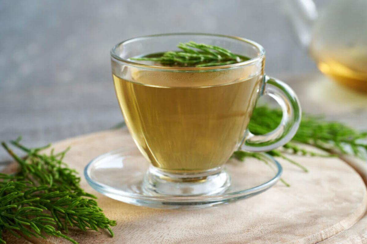 Chá de cavalinha com limão e canela (Imagem: Madeleine Steinbach | Shutterstock)