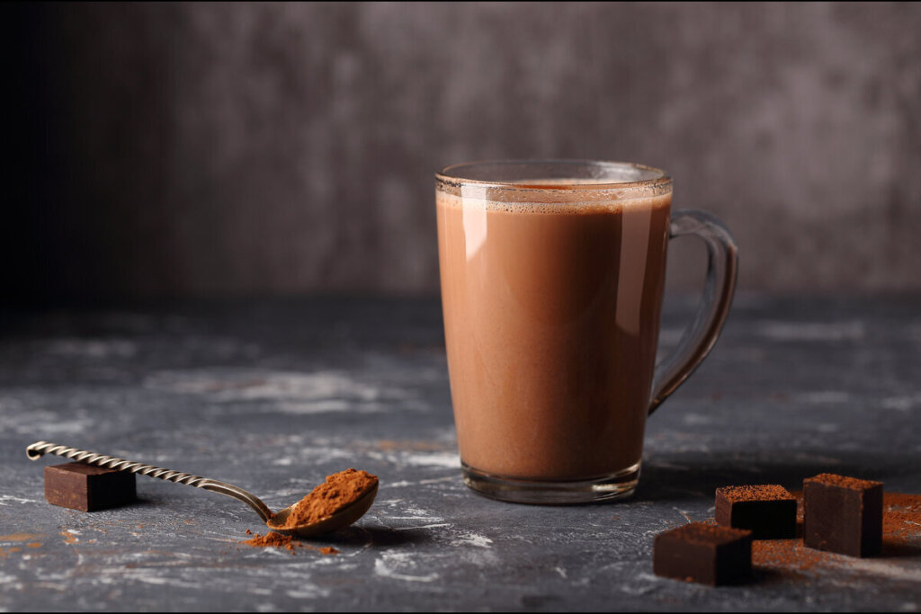 Chocolate quente com leite de coco (Imagem: DredTorgal | Shutterstock)