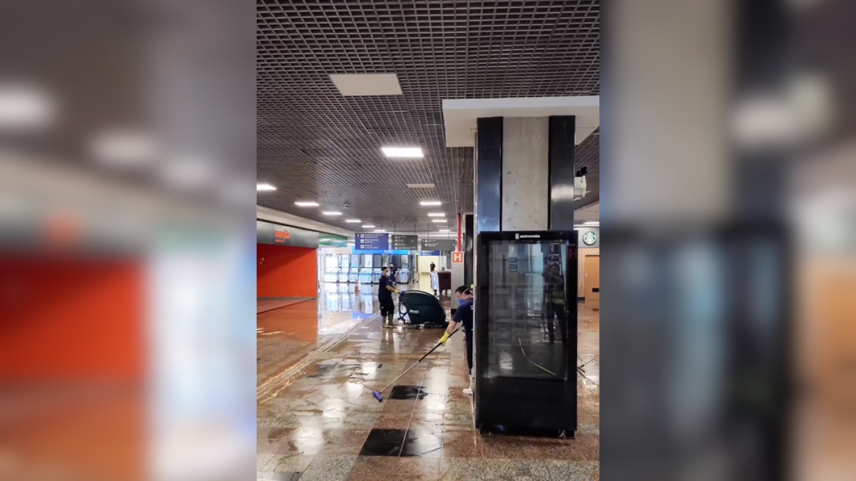 Como ficou o aeroporto de Porto Alegre depois de 30 dias embaixo d'água