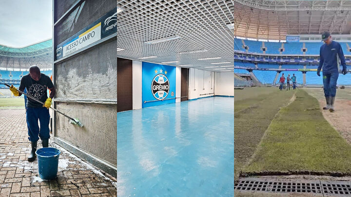 Confira como está a reforma da Arena do Grêmio