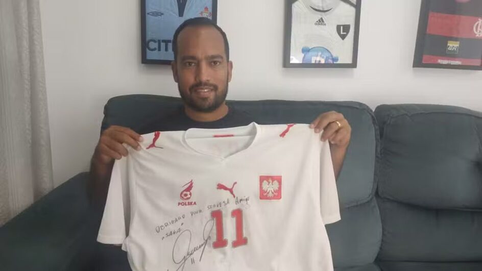 Ex-jogador do Flamengo recebe cerveja vitalícia como prêmio (Foto: Arquivo Pessoal)