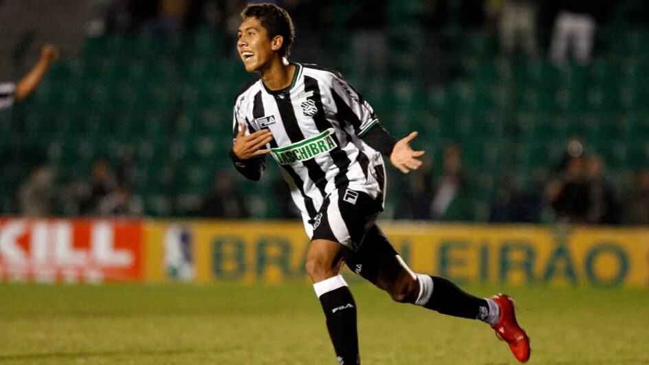 Firmino no Figueirense (Foto: Reprodução, Cristiano Andujar)