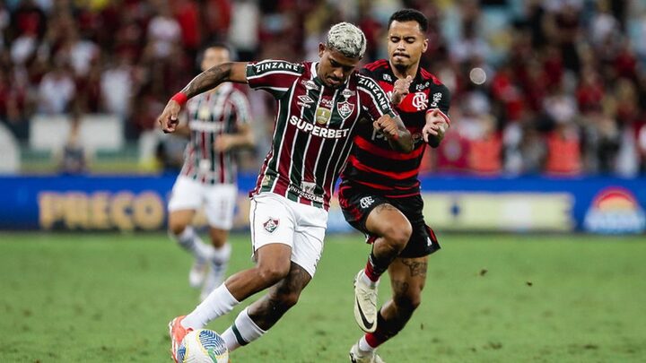 Flamengo vence o Fluminense (Foto: Lucas Merçon, Fluminense)