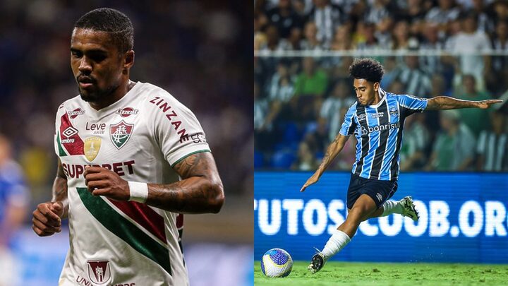 Fluminense e Grêmio são os dois últimos da Série A (Foto: Marcelo Gonçalves, Fluminense I Lucas Uebel)