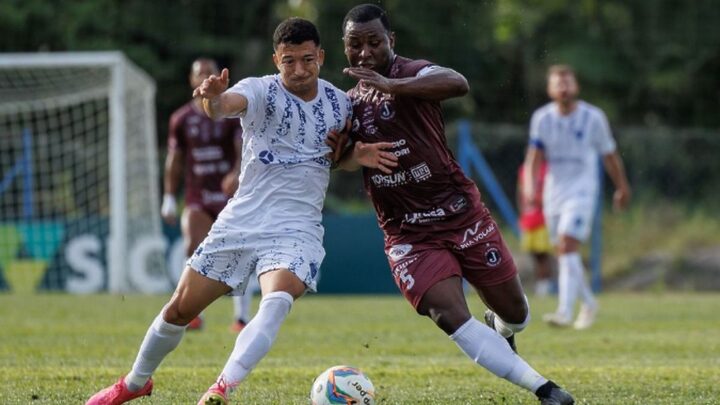Guarani x Juventus na 2ª rodada do Catarinense (Foto: Lucas Veber, Guarani, Divulgação)
