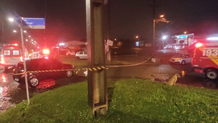 Atropelado, homem acabou morrendo após colisão com carro em Criciúma