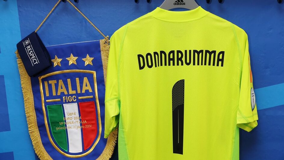 Donnarumma é o titular da Itália na Euro (Foto: @Azzurri, X, Reprodução)