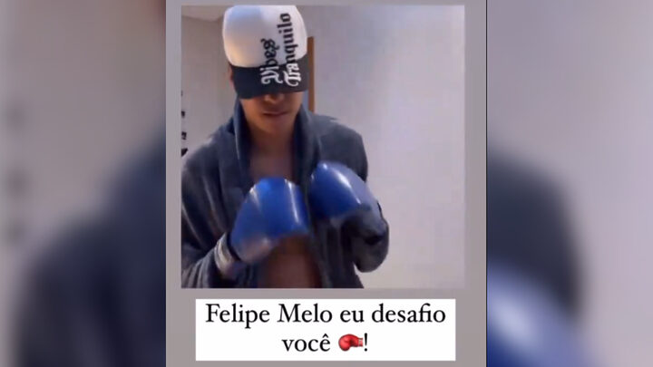 Jogador desafia Felipe Melo para luta de boxe após polêmica