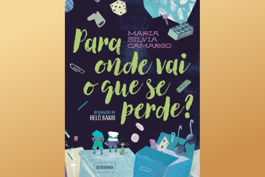“Para onde vai o que se perde” é um livro voltado para leitores fluentes e foca a procura de um objeto importantíssimo por dois amigos (Imagem: Reprodução digital | Editora Leiturinha)