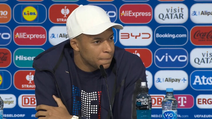 Mbappé se posiciona politicamente na véspera da estreia na Eurocopa e recebe críticas (Foto: Reprodução, Onefootball)