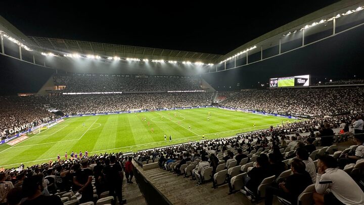 Neo Química Arena, em São Paulo (SP), será palco de Corinthians x Cuiabá (Foto: Gustavo Vasco, Corinthians, X, Reprodução)
