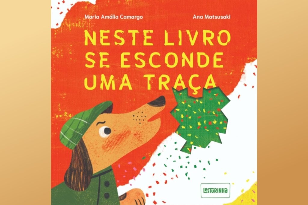 “Neste livro se esconde uma traça” oferece uma experiência estimulante às crianças e às famílias (Imagem: Reprodução digital | Editora Leiturinha)