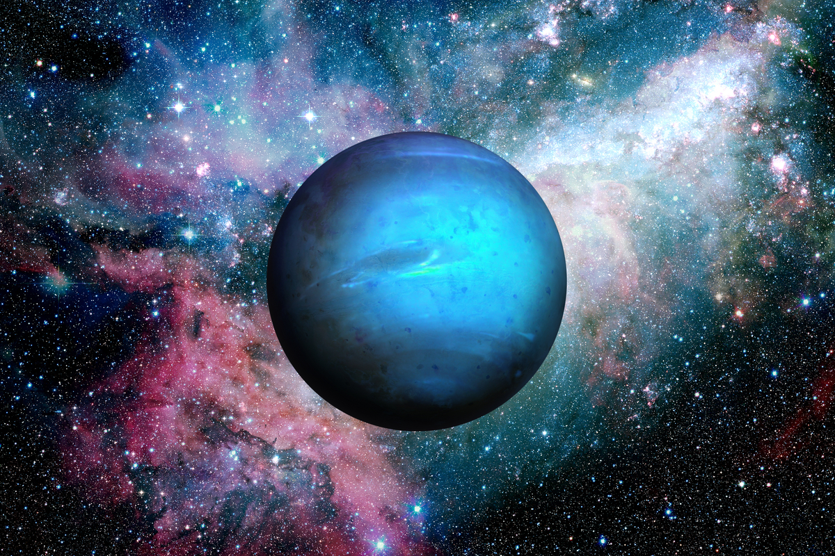 Netuno é um planeta ligado às emoções (Imagem: NASA images | Shutterstock)