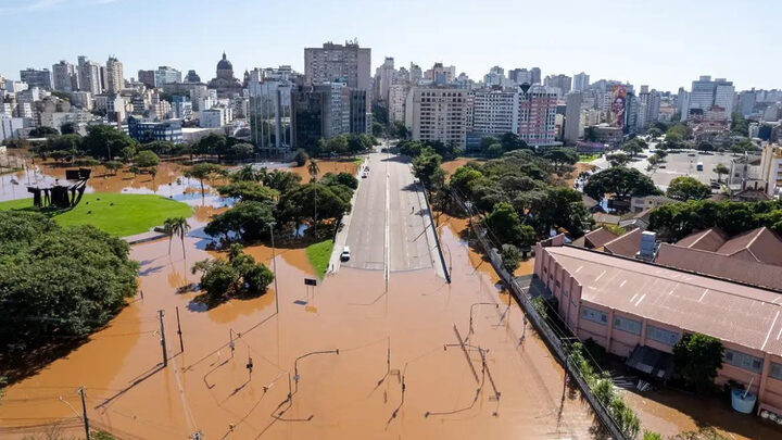 Nível do Guaíba volta a baixar, mas chuva retorna ao Rio Grande do Sul
