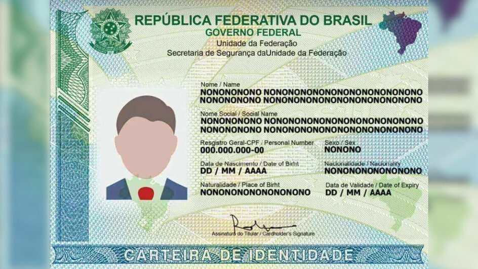 Nova carteira de identidade irá permitir informar se você é doador de órgãos