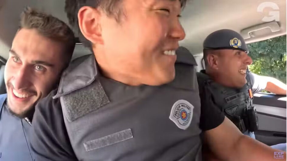 PM de SP tinha autorizado youtuber norte-americano a participar de operação; um policial já foi afastado