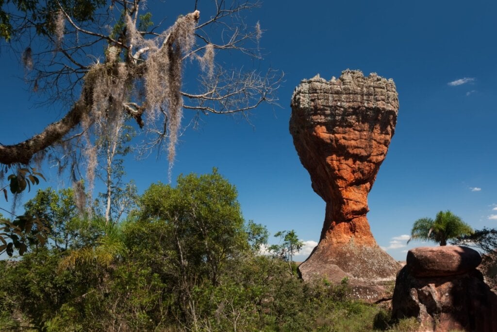 Com mais de 3 mil hectares, o Parque Estadual de Vila Velha &eacute; um dos principais pontos tur&iacute;sticos de Ponta Grossa (Imagem: Celso Margraf | Shutterstock)