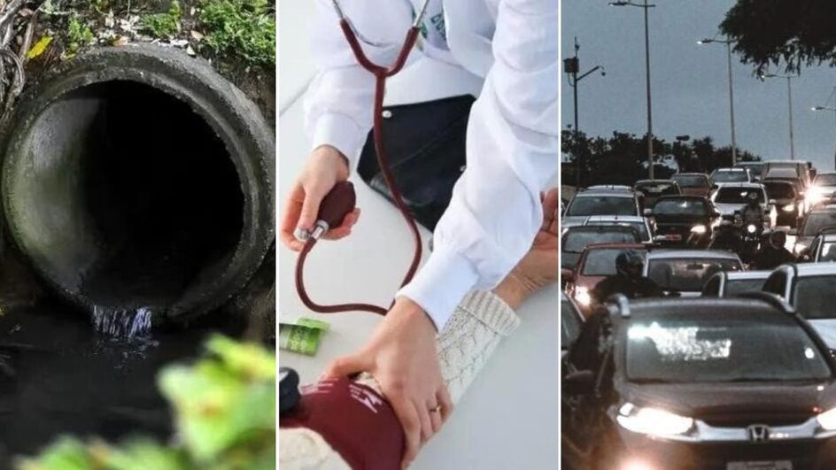 Saneamento básico, atendimento em postos de saúde e mobilidade estão entre temas escolhidos pelo público para o SC Ainda Melhor (Fotos: Maykon Lammerhirt / Agencia RBS, Gabriel Lain, Arquivo NSC e Tiago Ghizoni, Arquivo NSC)