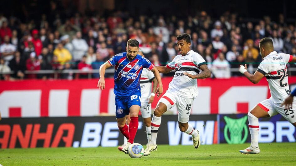 São Paulo x Bahia pela Série A (Foto: Rafael Rodrigues, EC Bahia)