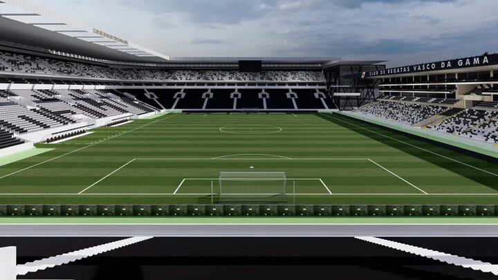 Reforma ampliaria a capacidade do estádio para 47.383 torcedores (Foto: Projeto de reforma do São Januário)