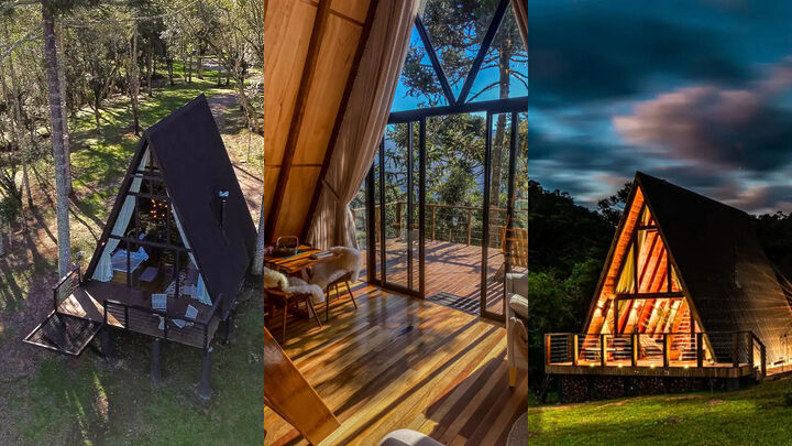 Veja 5 casas do Airbnb que fogem do tradicional para alugar na Serra de SC no inverno