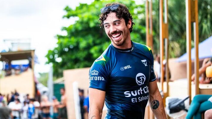Yago Dora é finalista da WSL em El Salvador (Foto: WSL, Divulgação)