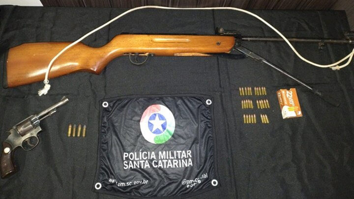 armas apreendidas