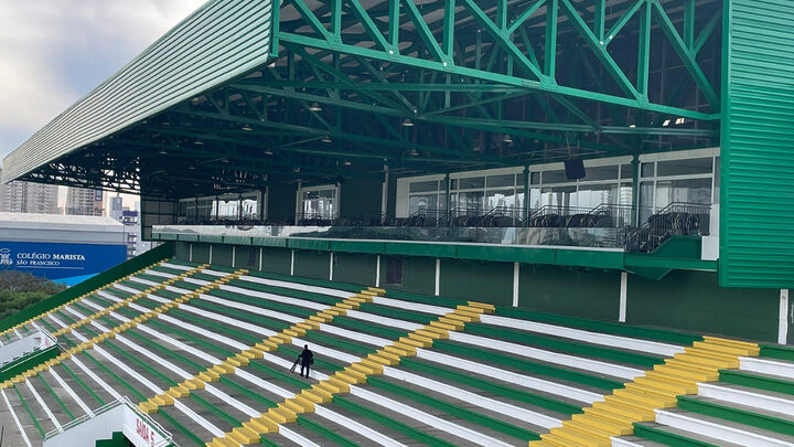 camarotes arena condá (Foto: Reprodução, Anderson Rodrigo, ge)