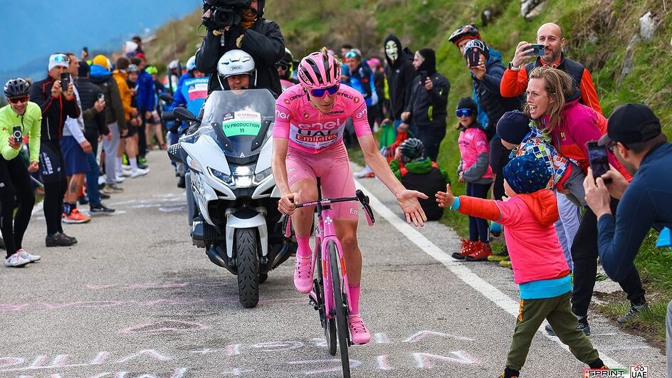 Campeão do Giro d’Itália 2024, Tadej Pogacar,