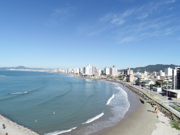 Praia do Gravatá, em Navegantes