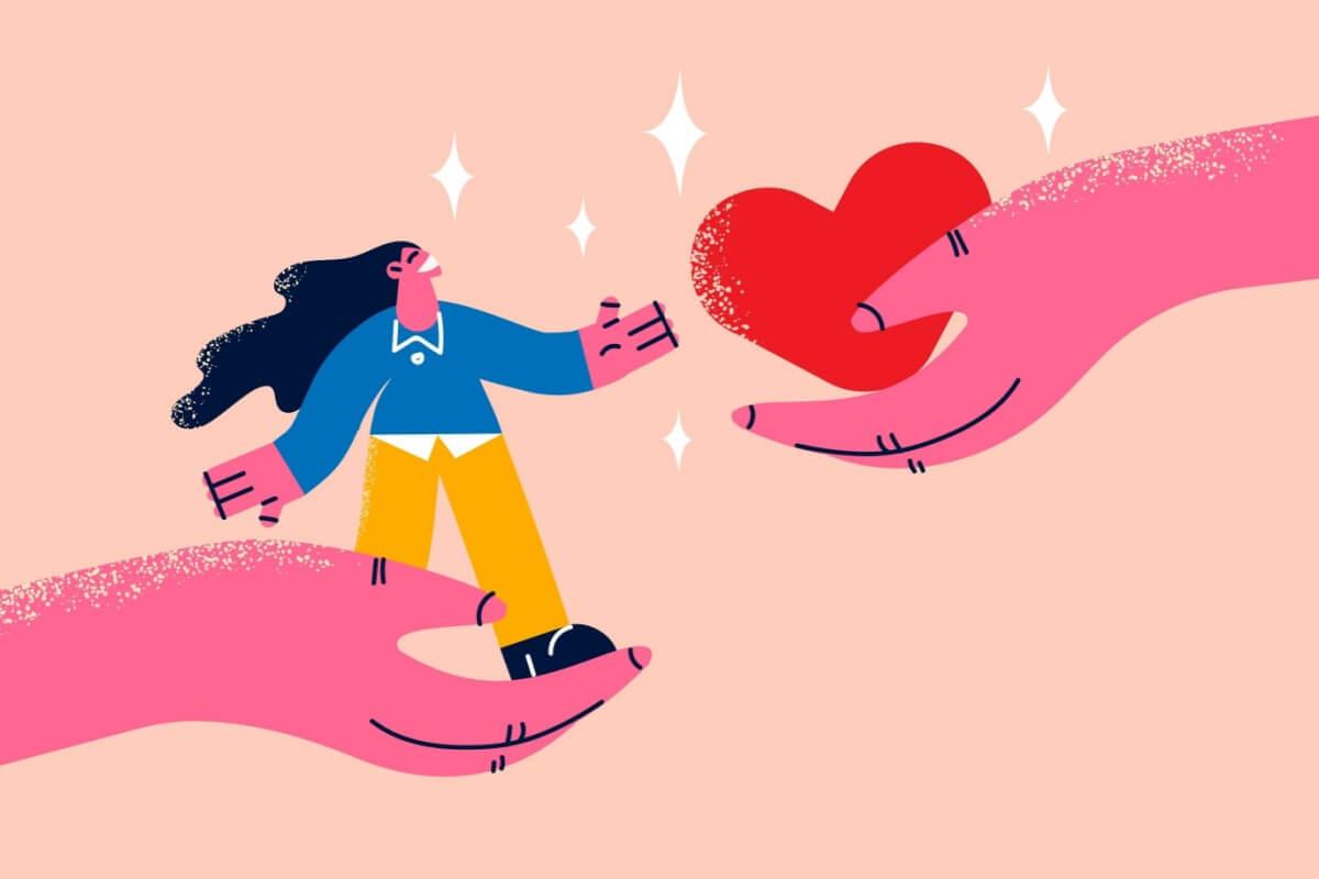 A pessoa com narcisismo não expressa seu amor de forma natural e, sim, calculada (Imagem: Alphavector | Shutterstock)