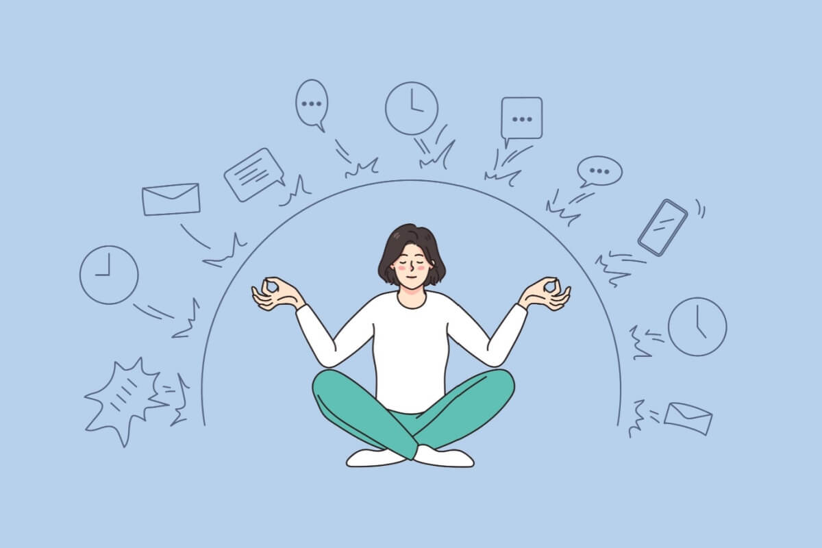 O excesso de informações pode prejudicar a saúde mental (Imagem: Drawlab19 | Shutterstock)