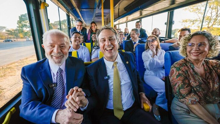 Lula, Camilo Santana e Ana Paula Lima