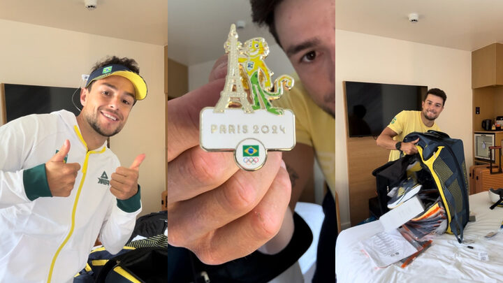 Atleta viraliza ao mostrar tudo que vem na mala do Time Brasil em Paris 2024