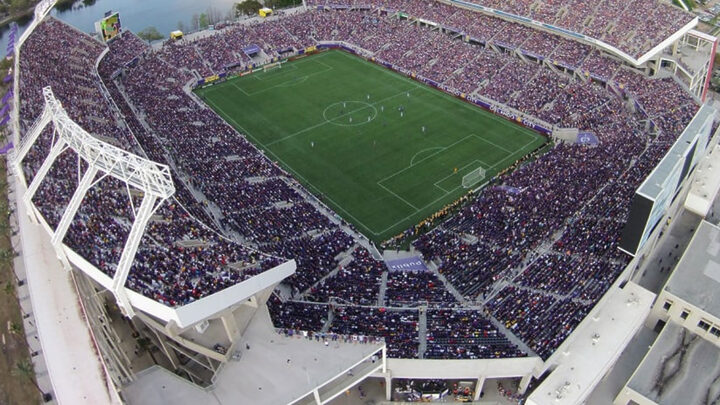 Camping World Stadium, casa do Orlando City vai ser o palco de Barcelona x Manchester City (Foto: Divulgação, Orlando City Soccer Club)