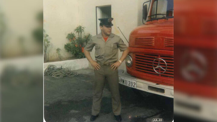 Bombeiro de SC há 37 anos