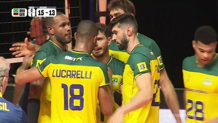Brasil Alemanha Vôlei Masculino Amistoso Paris 2024 (2)