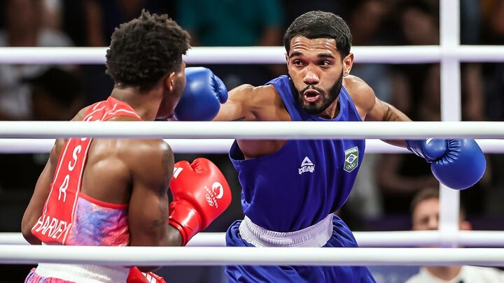 Brasil perde no boxe (Foto: Gaspar Nóbrega, COB)