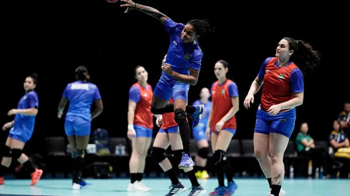 Handebol feminino Brasil (Foto: Divulgação, Alexandre Loureiro, COB)