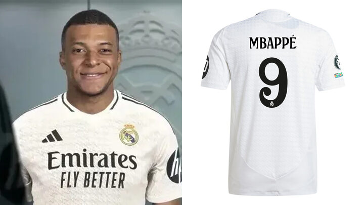 Camisa do Mbappé