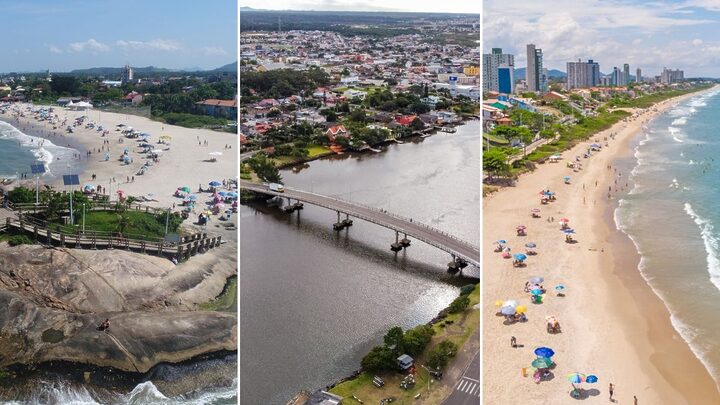 Itapoá, Passo de Torres e Piçarras estão entre cidades com maior aumento no número de eleitores em 2024 (Fotos: Divulgação)