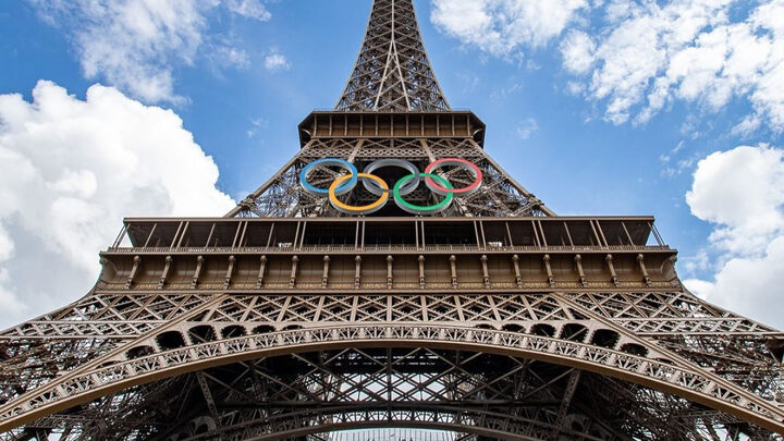 Torre Eiffel Olimpíadas de paris 2024 (Foto: Reprodução, Instagram @toureiffelofficielle)