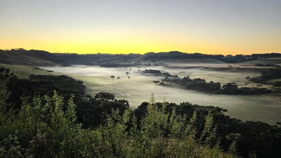 Frio intenso e chance de neve atingem SC neste fim de semana.