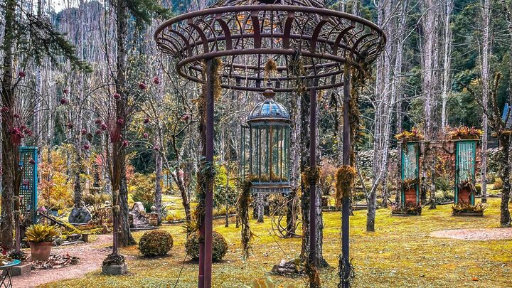 Jardim Europeu na Serra catarinense atrai diversos turistas.