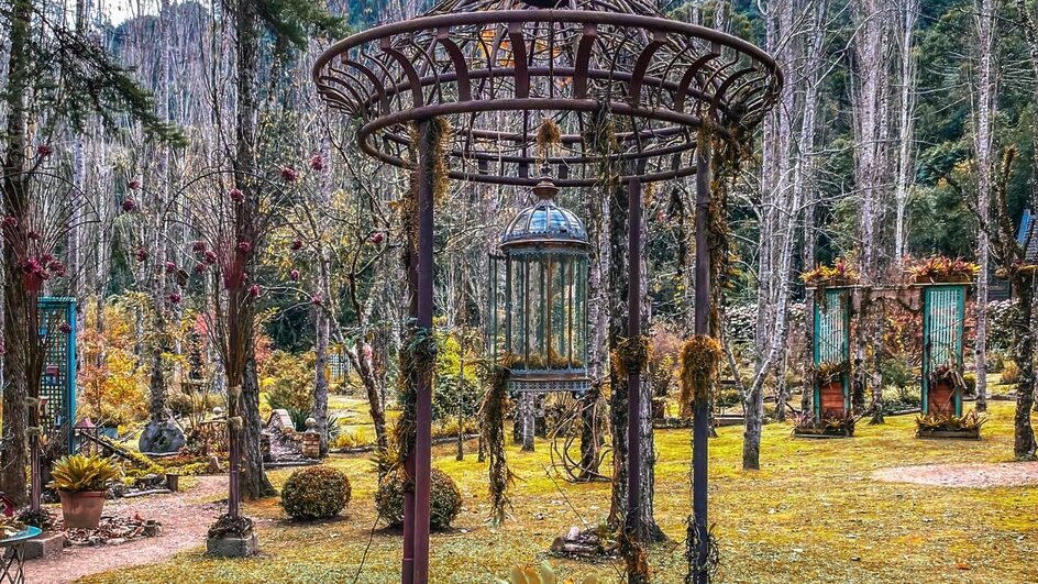 Jardim Europeu na Serra catarinense atrai diversos turistas.