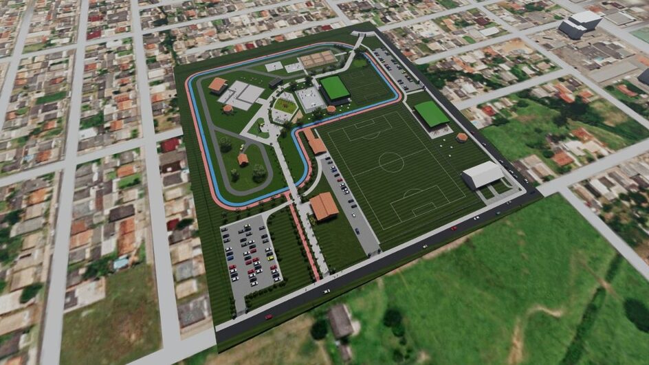 Criciúma terá um novo parque com diversas opções de lazer.