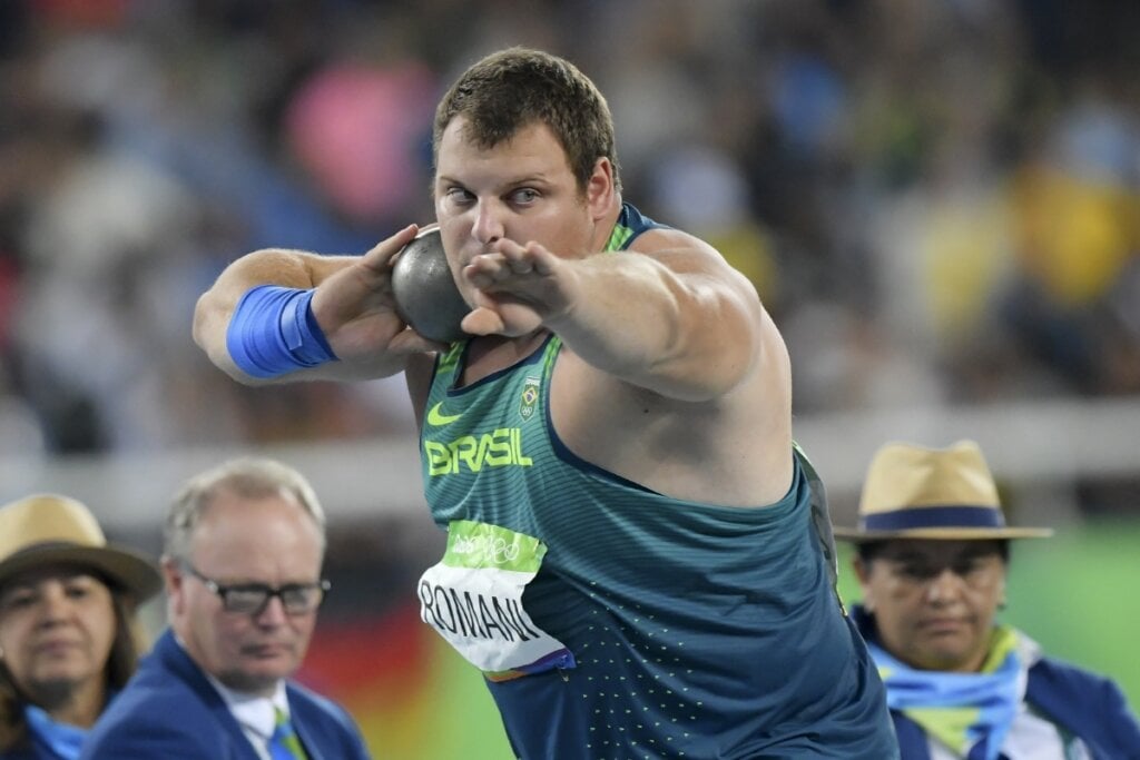 Darlan Romani ultrapassou o índice olímpico de arremesso de peso em “Troféu Brasil” e conquistou medalha de ouro (Imagem: Celso Pupo | Shutterstock)