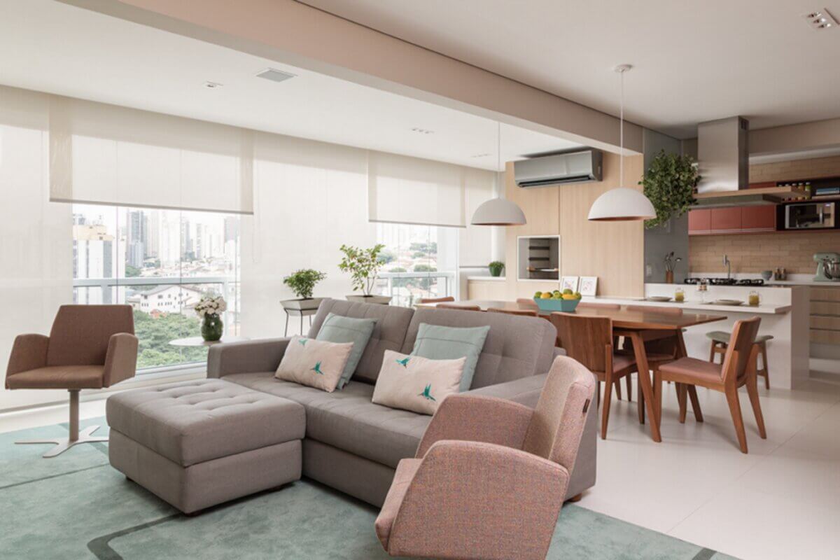 Alguns cuidados são importantes antes de fechar a compra do apartamento (Imagem: Evelyn Müller | Projeto: Escritório Marina Carvalho)