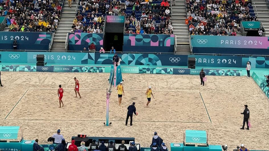 Dupla do Brasil no vôlei de praia (Foto: Terni Castro, COB)