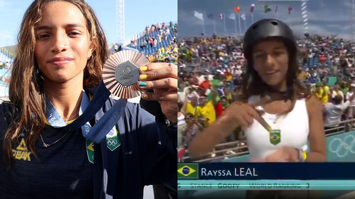 Entenda a polêmica envolvendo a frase religiosa de Rayssa Leal em Paris 2024
